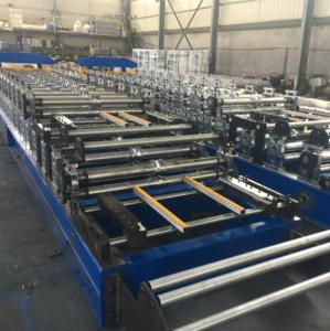 China 20GP 40GP Corrugated Iron Roofing Sheet Making Machine Roof Panel Roll Forming Machine on sale