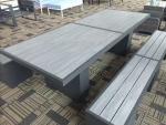Wood Grain Color 6M Desk Square Tube Furniture Aluminum Profiles