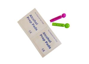 China Gama Ray Sterilizaton Isopropyl Alcohol Pads 6cm 3cm Single Use factory