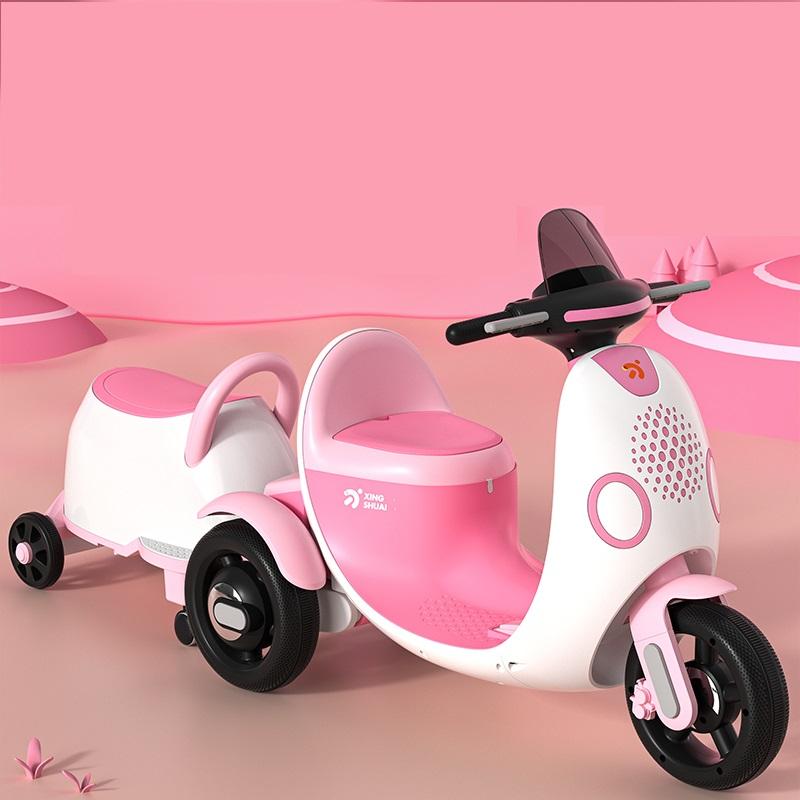 6v Electric Cute Kids Motorcycle Tricycle With Music and Light Motor 380*2 CBM 0.122m2