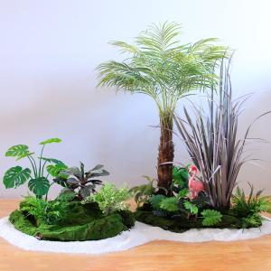 China Anti Fading Artificial Landscape Plants 2-5 Square Meter With Plants And Bush factory
