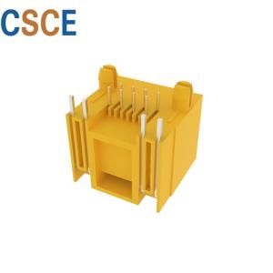 Various Colors RJ45 Modular Jack 10 / 100 Base Contact Material Phosphor Bronze