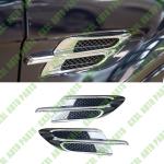 For Bentley Bentayga 2016-2019 Left Right Side Air Fender Vent Grille Chrome OEM