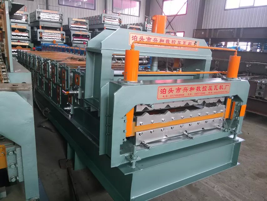 Double Layer Colored Steel Corrugated Sheet Rolling Forming Machinary