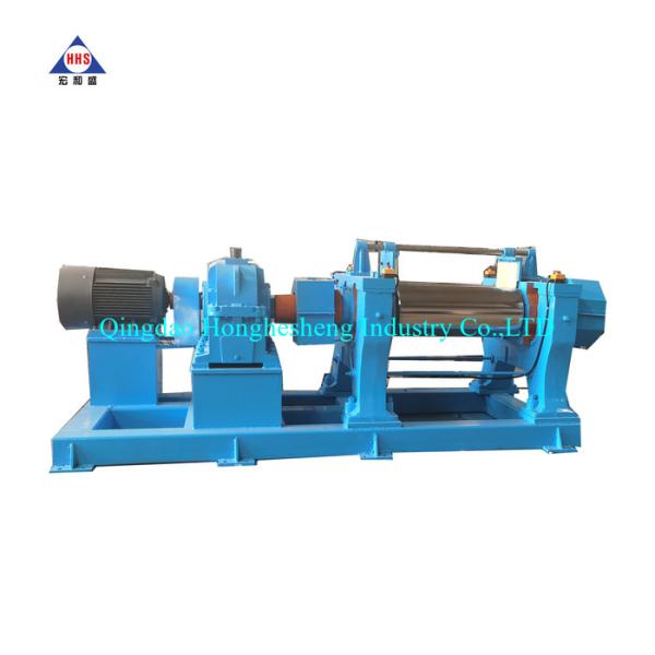 China Nylon Bush Rubber Plastic Two Roll Mixing Mill PLC Control 5KW factory