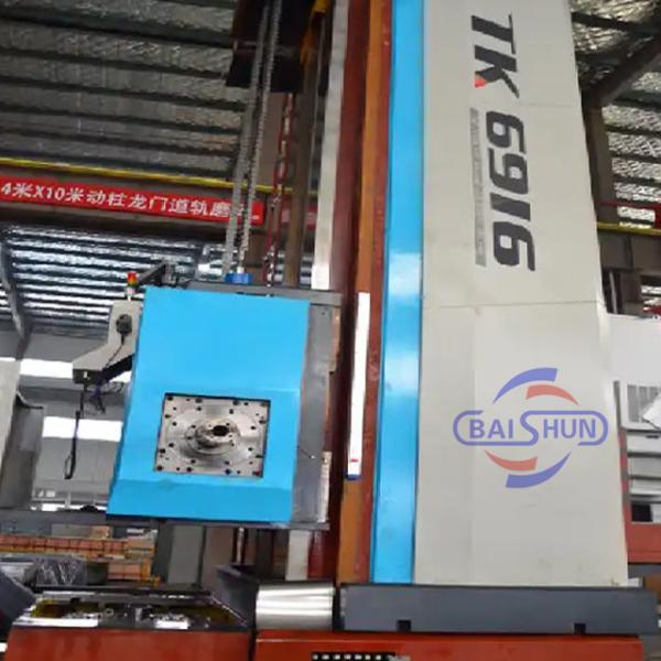 High Precision High Rigid Metal CNC Boring And Milling Machine Horizontal White