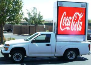 China P10 Truck Mounted LED Display Full Color Waterproof Mobile LED Truck factory
