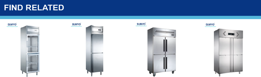 Wholesale Large Capacity Commercial Refrigerator 6 Doors Heavy Duty Independent Freezer Single-Temperature for Supermarket
