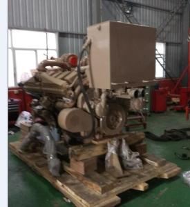 China Wet Type Marine Generator Set , 895KW 1200HP Portable Marine Generator factory