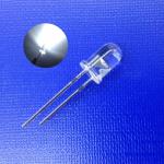 Traffic Warning Light LED Diode 5mm 45deg White Color 7000K 20000mcd High