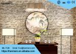 0.53*10m Mould Proof 3D Brick Effect Wall Coverings For TV Background , Stone