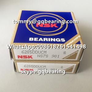China Japan made Gcr15 steel Material NSK 6205DDU 6205DDUCM Rubber Sealed Deep Groove Ball Bearing factory