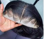 Transparent Hd Lace Frontal 13X4 Lace Front Human Hair Pre-plucked Natural