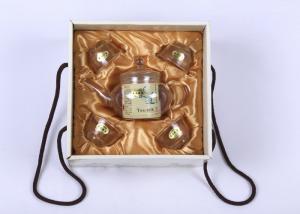 China Small Size Delicate Loose Leaf Tea Set High Borosilicate Glass Materials factory