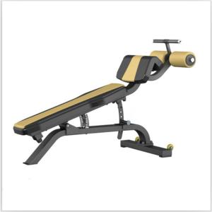 China Freeman Custom Logo Commercial Gym Fitness Equipment-Adjustable Decline Steel Bench for Sit-up for Weight Training factory