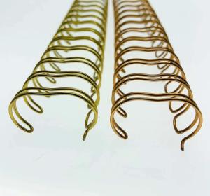 China 5/8'' Glossy Nylon Coated Double Wire Spiral Binding Coil factory