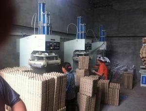 China Egg Carton Hot Pressing Finalizing Machine, Paper Egg Tray Molding Machine, Paper Egg Tray Forming Machine factory