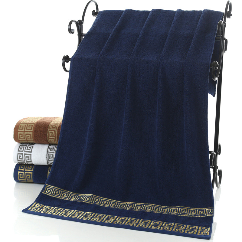 Pure Combed Cotton Water Bath Hand Face Towels in 30*30cm 35*75cm and 70*140cm Sizes