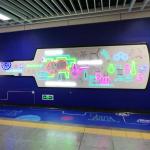 Station neon sign shopping mall neon wall sign handmade custom neon sign