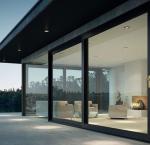 Minimalist Double Glazed Aluminum Lift Sliding Exterior Doors For Homes And