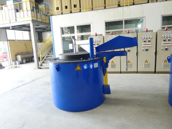800KG Holding LPG Aluminum Melting Furnace Electric Heating Aluminium For Die