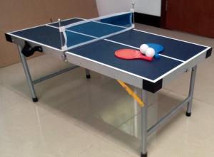 China Aluminum Frame 3 FT Mini Game Table Wood Folding Mini Ping Pong Table For Children factory