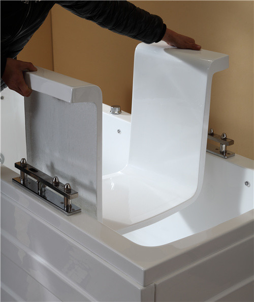 Adjustable Lift Seat Walk In Bath And Shower With Underwater Lights CUPC Certified