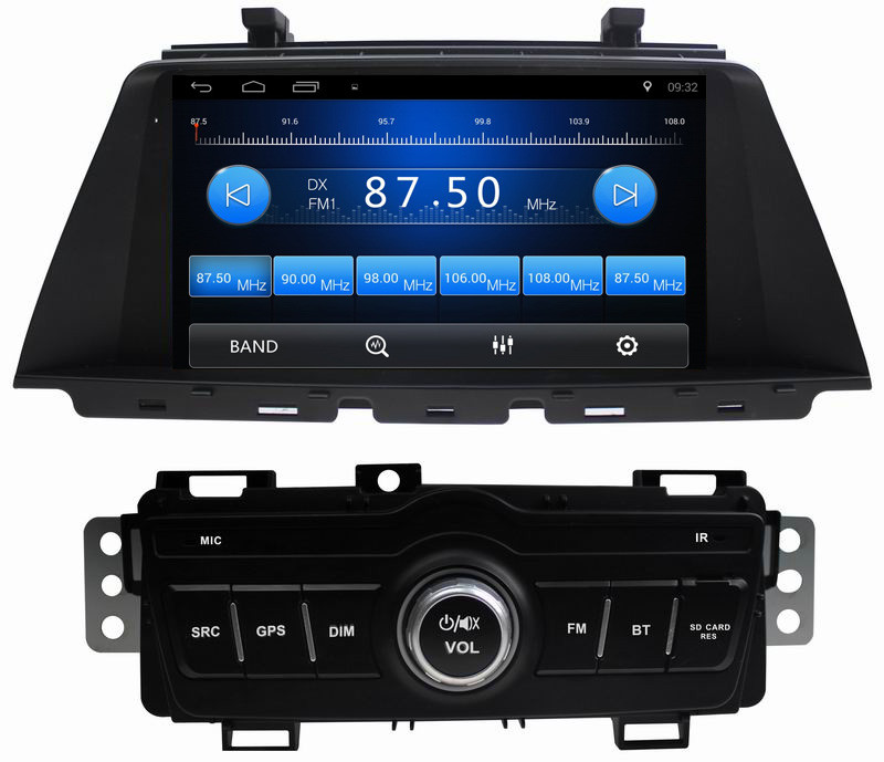 Ouchuangbo car gps 1080P video head unit android 8.1 for Zotye Domy X5 support USB SWC AUX bluetooth