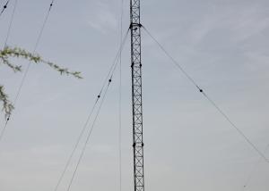 China GSM Guyed Line Telecommunication Tower , ASTM A572 Grade 50 Lattice Steel Towers factory
