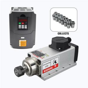 China CNC Spindle Motor 2.2kw ER20 Air Cooled 4 Pcs Bearings With Inverter factory
