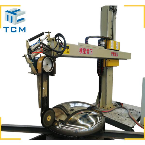 China CNC Steel Ellipsoidal Head Surface Grinding Buffing Automatic Polishing Machine factory