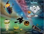 Christmas Decorative Projector Lights With Music 2000mAh 18650 Battery 0.5W