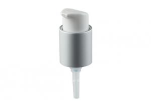 China Aluminum Silver Closure Cream Pump Dispenser 24/410 With Plastic Pp Material factory