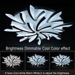 Remote led ceiling lights Modern for bedroom dimmer ceiling lamps acrylic