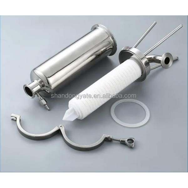 10 Inch Stainless Steel 304 Bag Cartridge Water Filter Housing Beer Filter