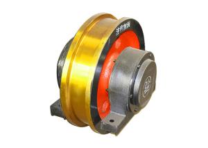 China Overhead Crane Spare Parts / Rail Trolley Wheels Casting Or Forging Type factory