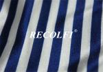 Navy Style Printing Fabric Anti Static Spandex Workout Leggings High Stretch