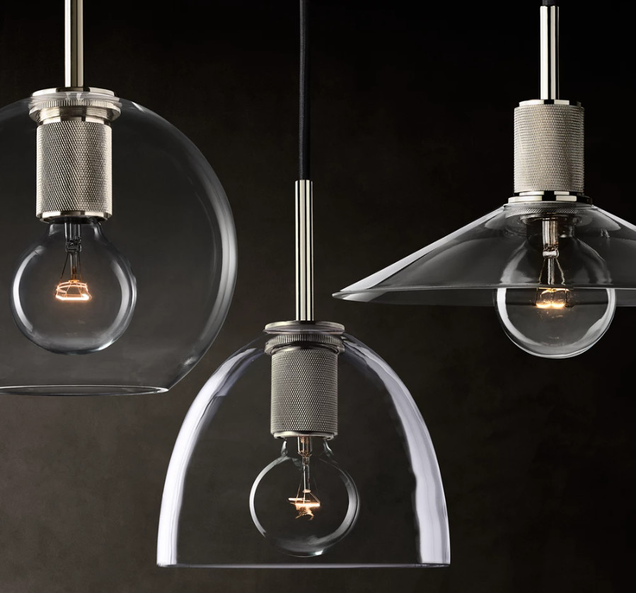 Utilitaire Metal Slope Shade Suspended Pendant Light Lamp 85-265 Volts
