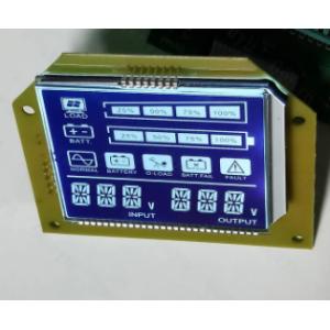 TN LCD Screen 7 Segment Display With Dark Background White Backlight SMT_HT1621