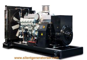 China 3 Pole MCCB MITSUBISHI Diesel Generator Set With Durable Stainless Steel Hinges factory
