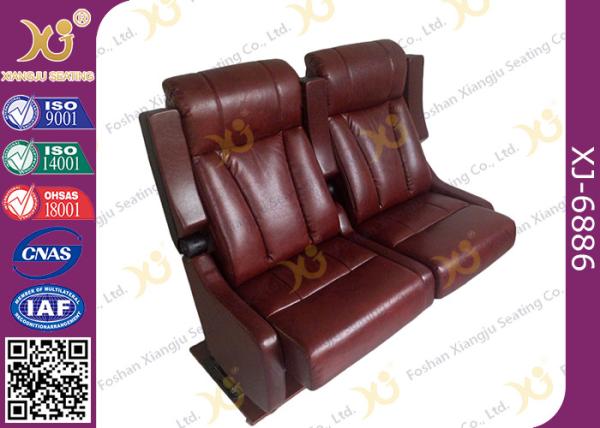 Soft Padded Push Back Theater Seating Chair For Commercial Cinema 2.3mm