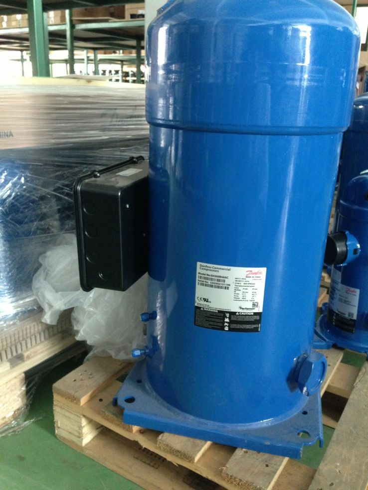 Maneurop 4hp Refrigeration scroll compressor Model MLZ 030 for AC Cold storage CE, ROHS R404,R507C,R407,R134A,R22