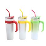 Large Capacity Food Grade Double Wall 40 Oz Insulated Tumbler With Handle And