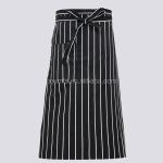 Fresh Denim Waist Cafe Waiter Waitress Chef Work Uniform Half Length Original