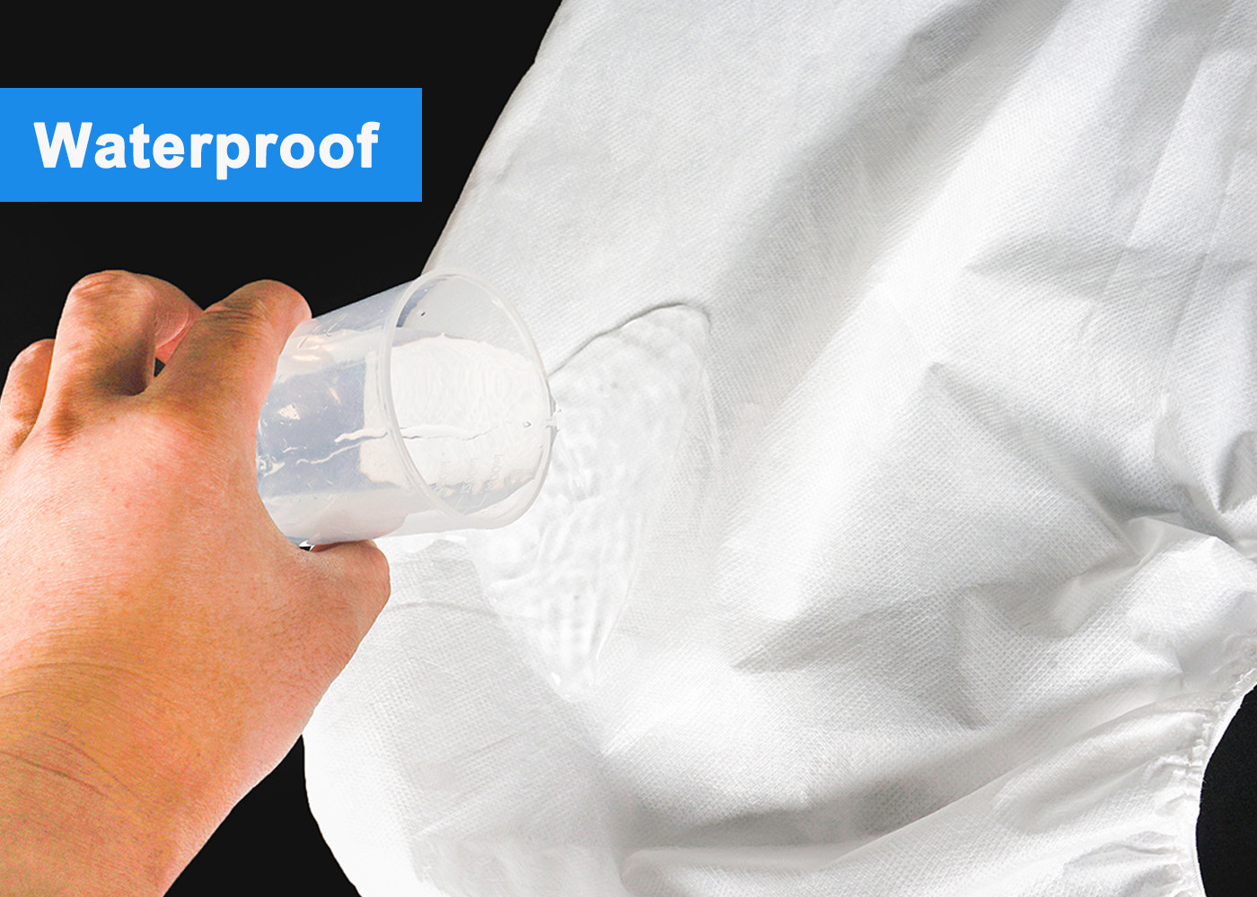 Disposable Surgeon's Hoods Head Cover / Disposable PE+PP Nonwoven Medical Protective Hoods