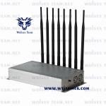 40W GSM LTE 5G Mobile Phone Jammer Lojack VHF UHF Signal Blocker