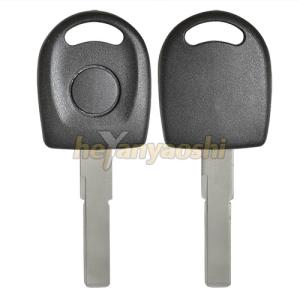 China Silver Blade Plastic + Brass Transponder Key Shell For Volkswagen factory