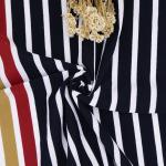 Skin-Friendly And Soft Wear-Resistant Striped Knit Fabric For Casual Wear