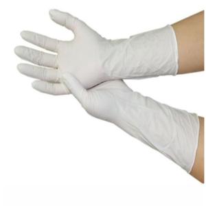 China Waterproof Cleanroom Gloves Acid Alkali Resisting ESD Nitrile Exam Gloves factory