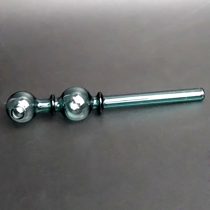 Durable Glass Smoking Water Pipe Bubbler Oil Nails For Man 2mm Thick